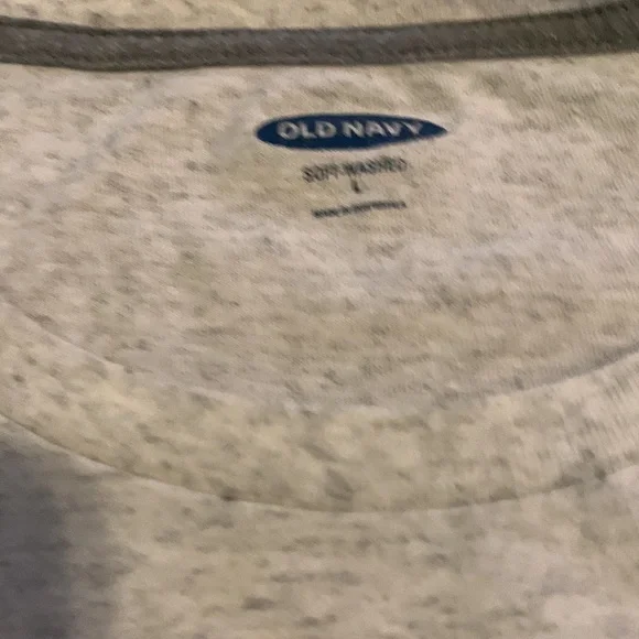 (L) Gray Sunset Long Sleeve Graphic Tee - Picture 2 of 2